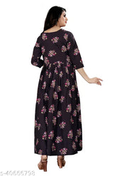 Rayon slub silky designer kurti, printed combo, XXL size